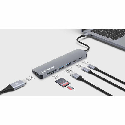 Docking Station USB-C 7 en 1 con HDMI 4K Image 8