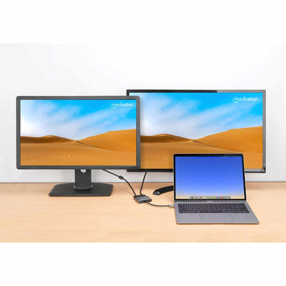 Docking Station de USB-C a HDMI y VGA, 4 en 1, con suministro de energía Image 9