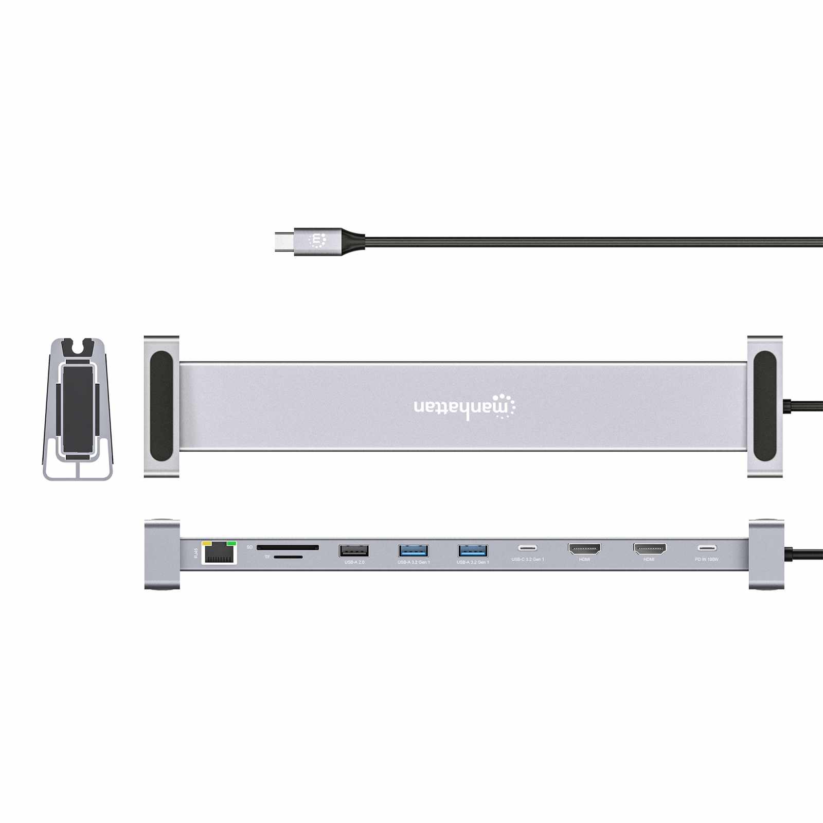 Docking Station USB-C 10 en 1 con MST para doble monitor 4K Image 14