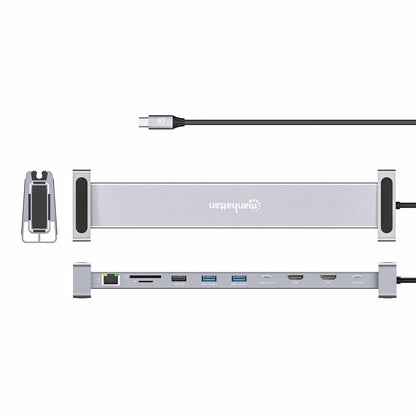 Docking Station USB-C 10 en 1 con MST para doble monitor 4K Image 14