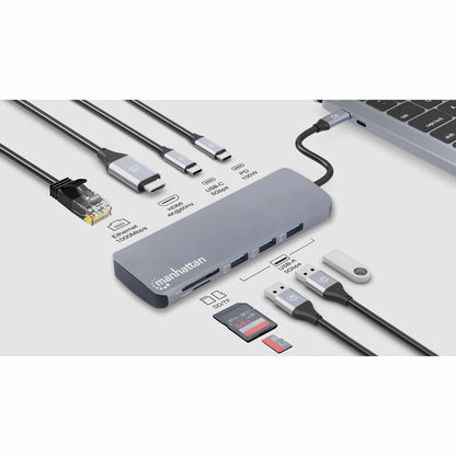 Docking Station USB-C 9 en 1 con HDMI 4K y PD 100 W Image 8