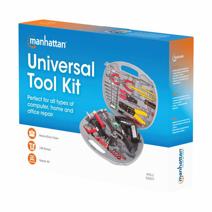 Kit profesional de herramientas para mantenimiento de computadora 145 piezas Packaging Image 2