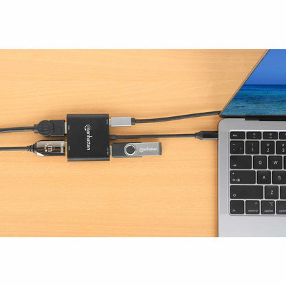 Adaptador de USB-C PD a monitor Dual-HDMI para laptop y tablet Image 7