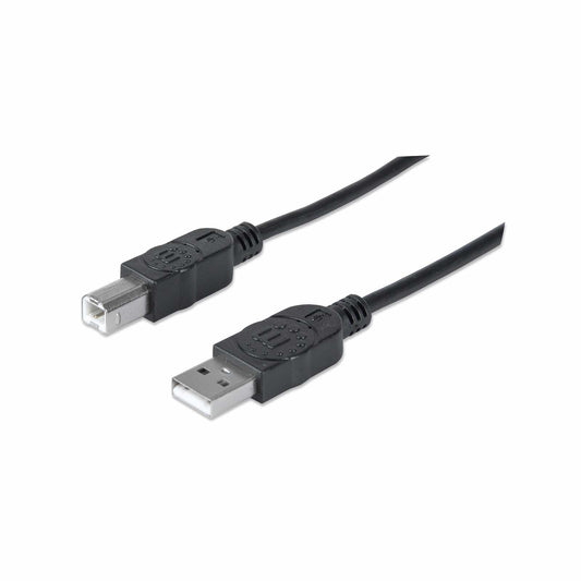 Cable USB A macho a B hembra 480 Mbps 1.8m Image 1