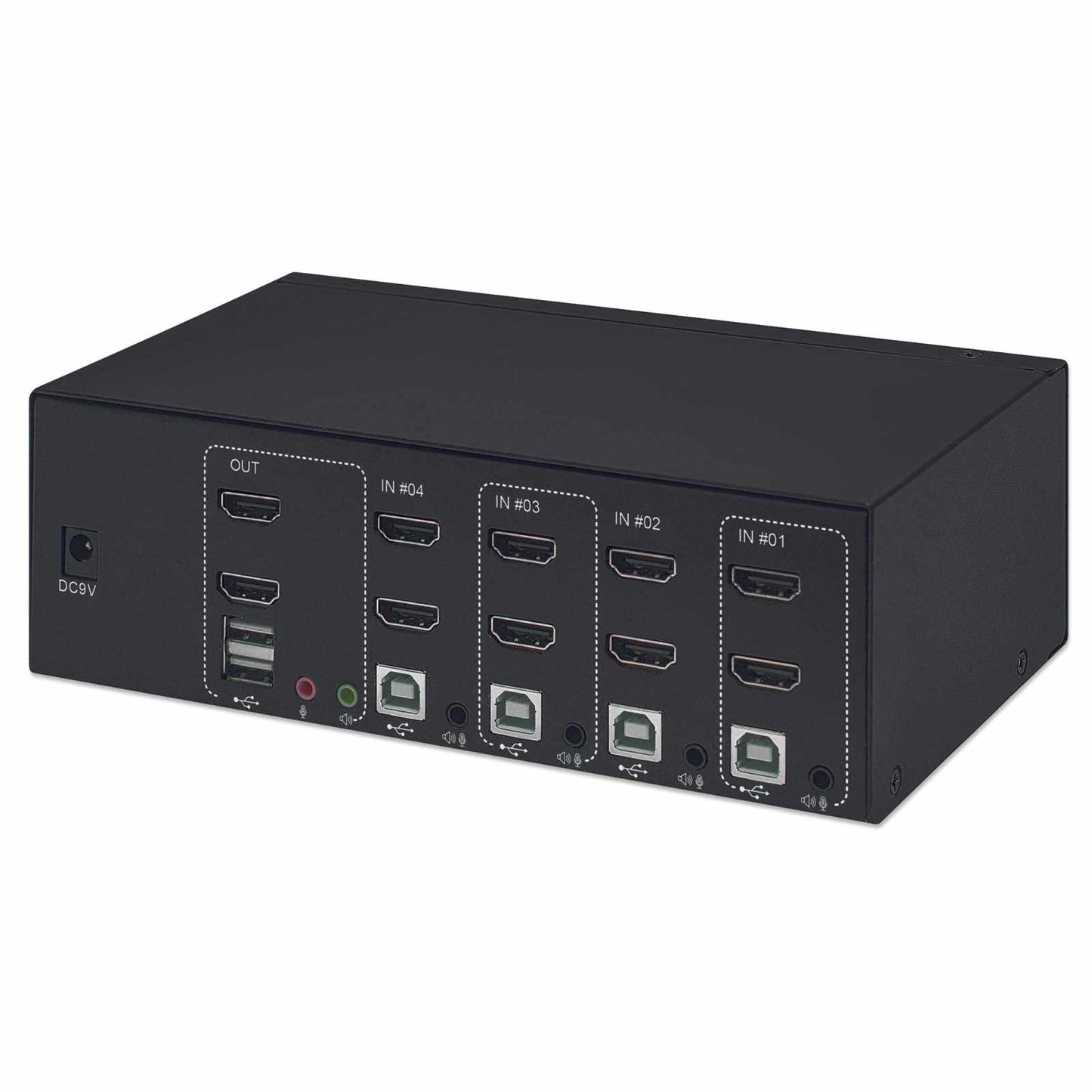 Switch KVM HDMI de 4 puertos para dos monitores Image 5