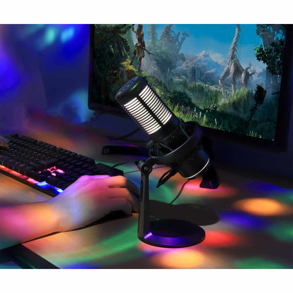 Micrófono de condensador USB con LED RGB y cancelación de ruido Image 7