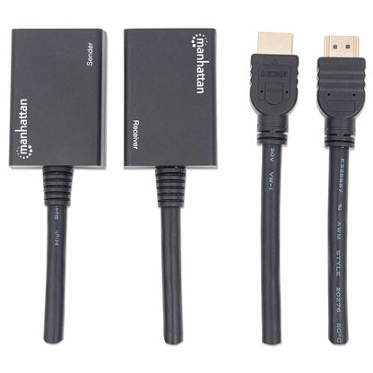 Extensor HDMI sobre Ethernet 1080p con cables integrados Image 5