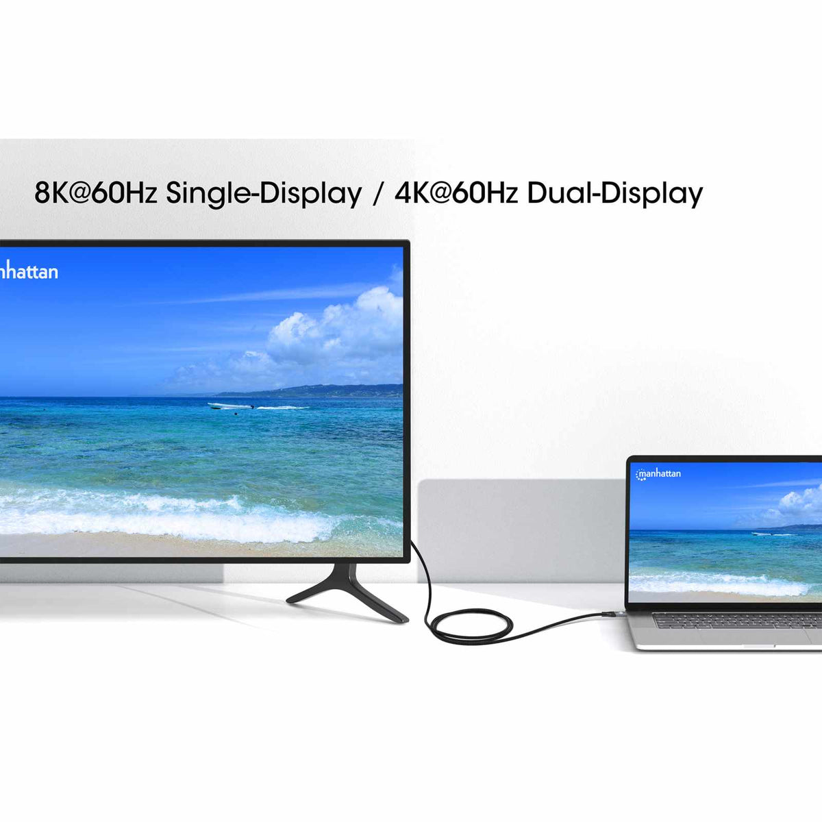 Cable USB-C de carga USB4Thunderbolt 4, 40 Gbps 8K Vídeo y 240 W / PD 3.1, 1m Image 13