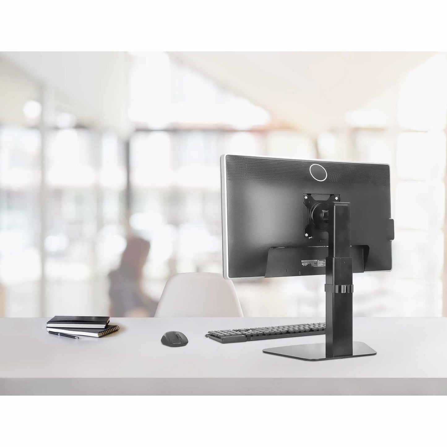 Soporte de escritorio para un solo monitor con pistón de gas para ajuste de altura Image 13