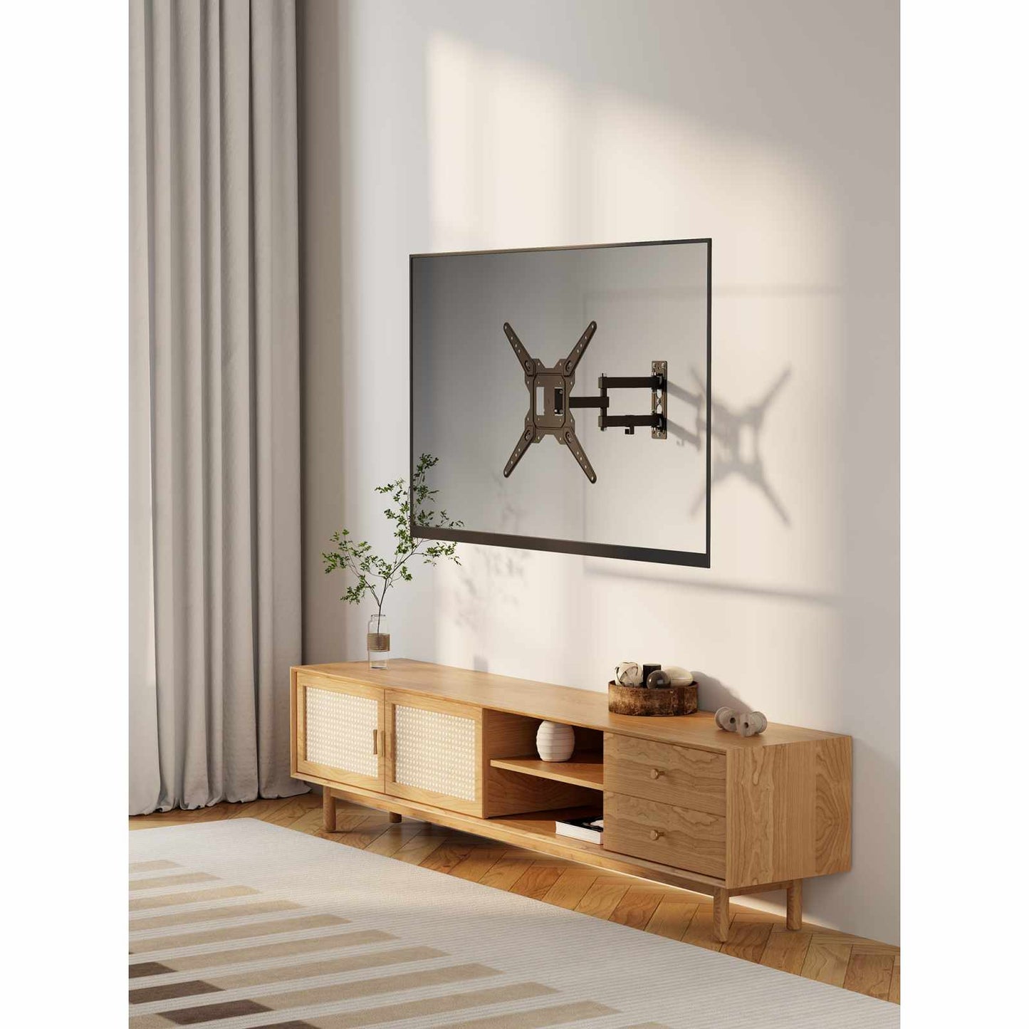 Soporte de Pared con Brazo Articulado y Movimiento Completo para Pantallas de 23" a 55" Image 5