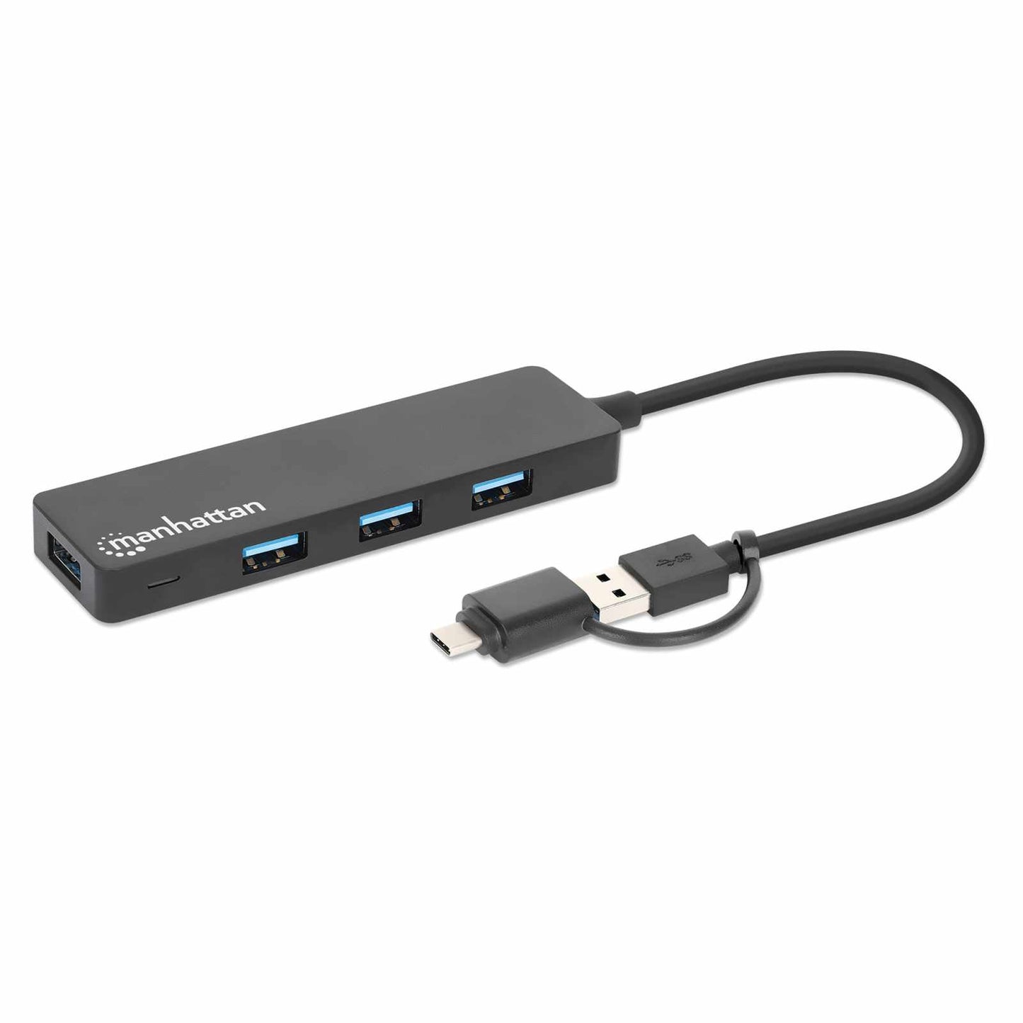Hub de 4 puertos USB-A 3.2 Gen 1 con conector adaptable de USB-A a USB-C Image 3