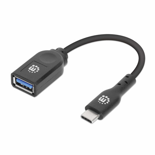 Cable USB 3.2 Gen 1 Tipo-C Macho a Tipo-A Hembra, 5 Gbps, 15 cm Image 1