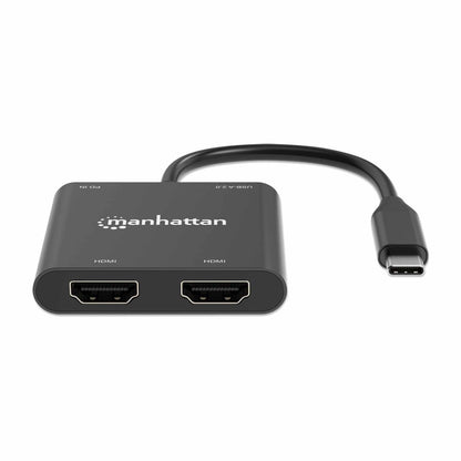 Adaptador de USB-C PD a monitor Dual-HDMI para laptop y tablet Image 6