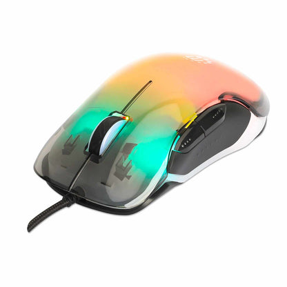 Mouse USB óptico con cable LED RGB Image 1