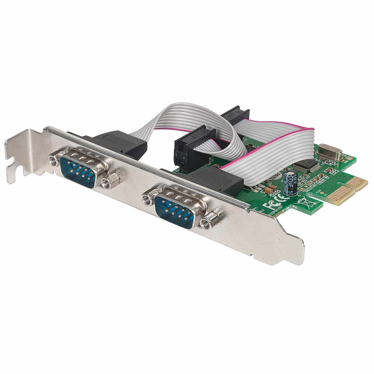 Tarjeta serie PCI Express 2 puertos Image 1
