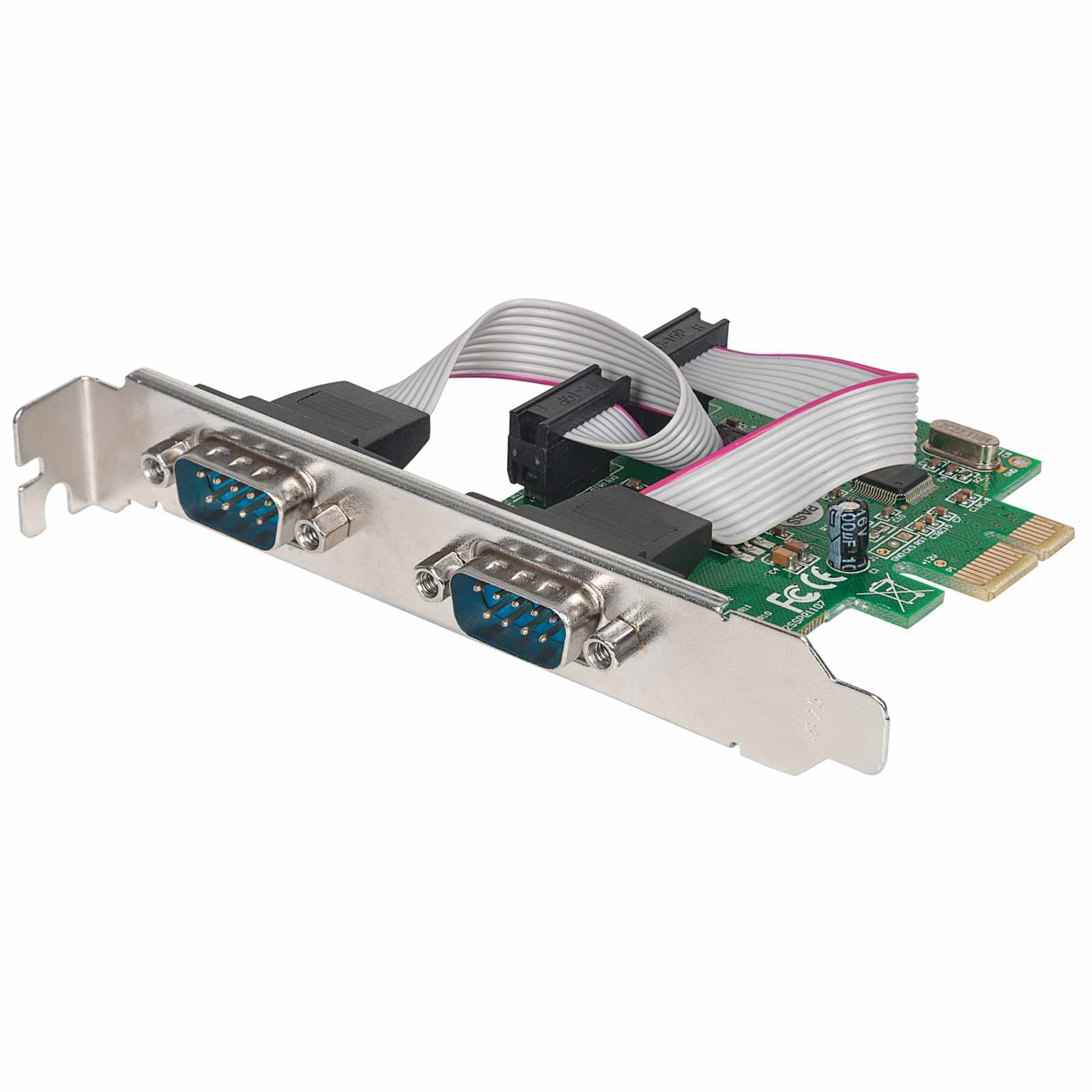 Tarjeta serie PCI Express 2 puertos Image 1