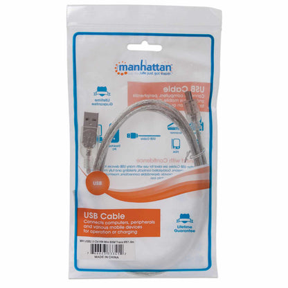 Cable USB 2.0 A macho a Mini B macho, 480 Mbps 1.8m Packaging Image 2