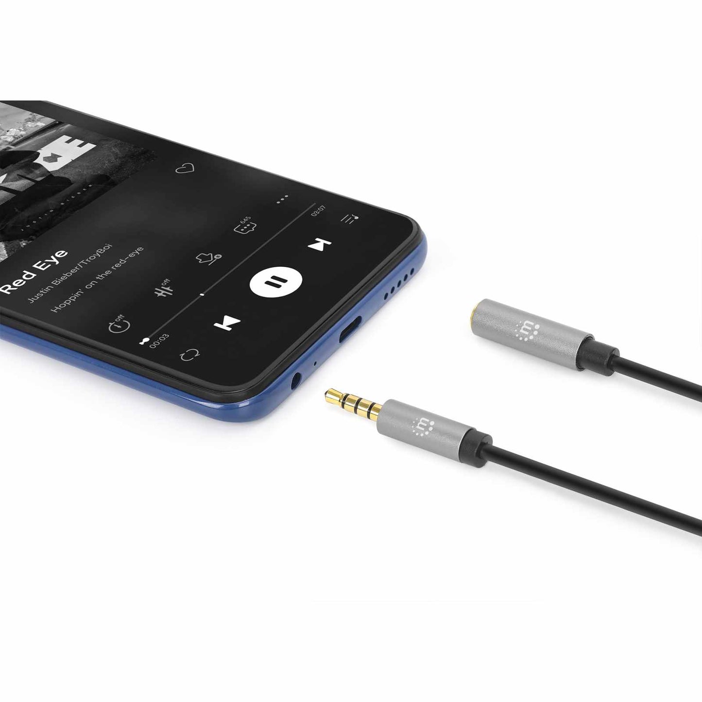 Extensión de Cable Auxiliar de Audio Estéreo Image 6