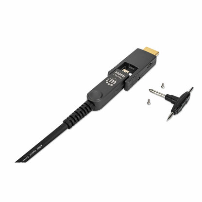 Cable Óptico Activo HDMI a HDMI con conector HDMI desmontable, Clasificación Plenum Image 5