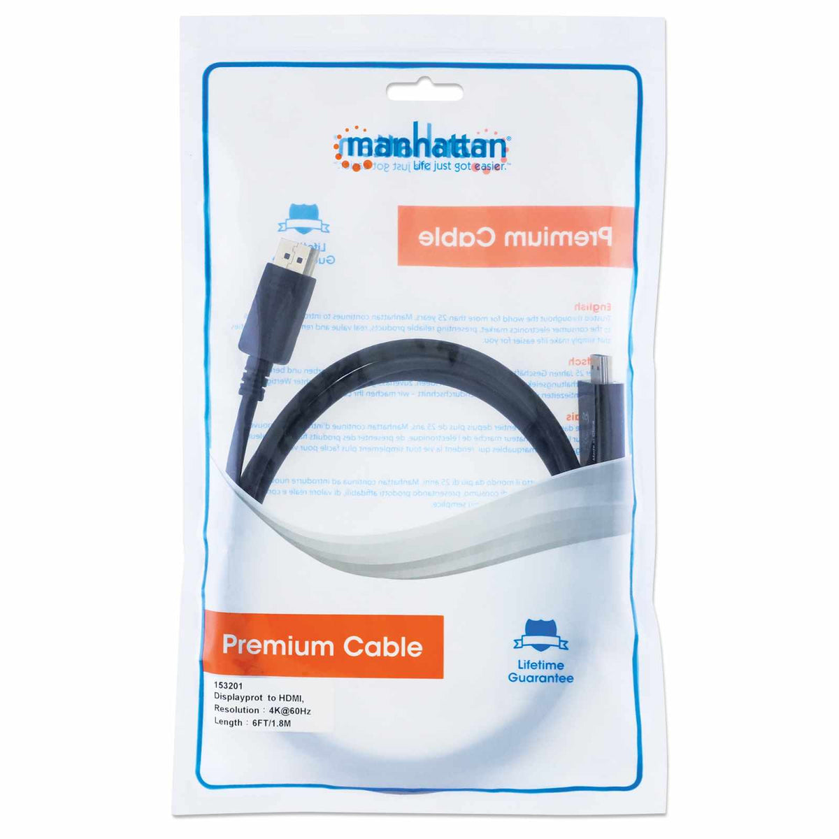 Cable DisplayPort a HDMI 4K@60Hz Packaging Image 2