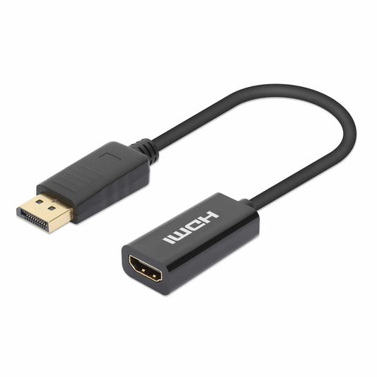 Adaptador activo DisplayPort macho a HDMI hembra, 4K a 60 Hz Image 1