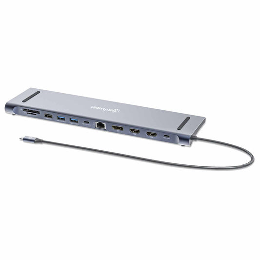 Estación de carga / Hub multipuerto USB-C PD 12 en 1 para tres pantallas 4K Image 1