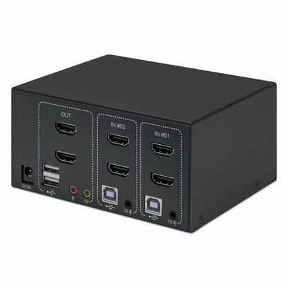 Switch KVM HDMI de 2 puertos y doble monitor  Image 5