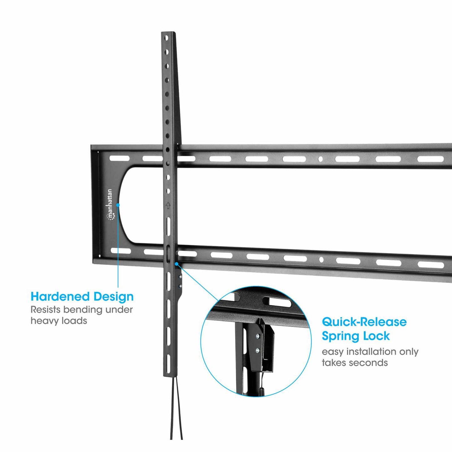 Soporte de Pared Fijo de Ultra Alta Resistencia y Bajo Perfil para Pantallas Grandes de 60" a 120" Image 7