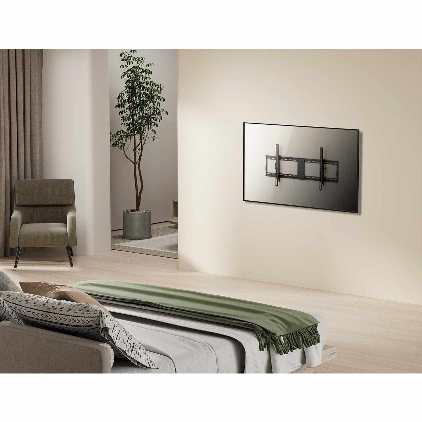 Soporte de Pared Fijo de Bajo Perfil para Pantallas de 43" a 100" Image 8