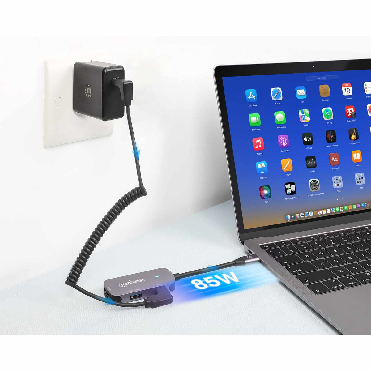 Convertidor Docking USB-C a HDMI, 3 en 1 con PD Image 3