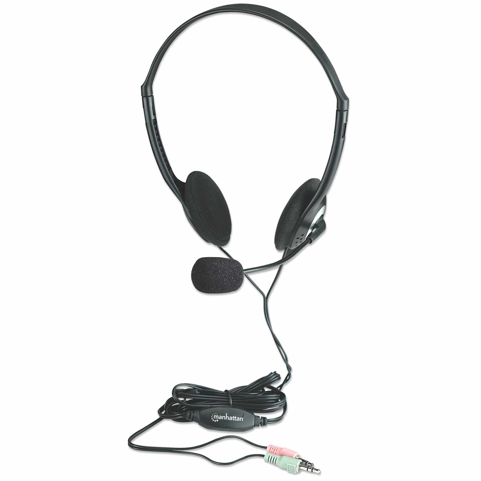 Audífonos Estéreo diadema, micrófono flexible, conector 3.5mm Image 1