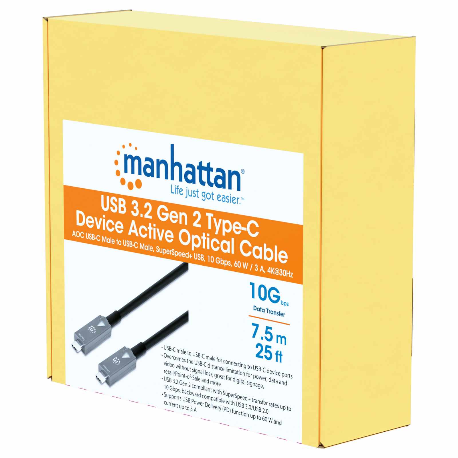 Cable USB-C de fibra óptica (AOC) USB 3.2 Gen 2 Packaging Image 2