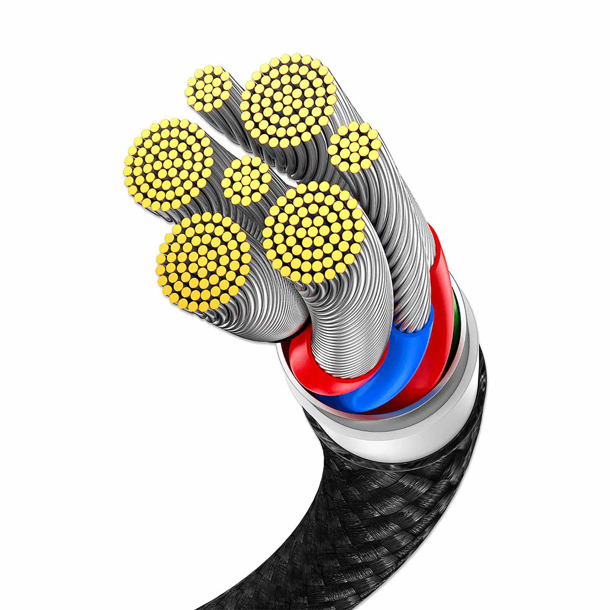 Cable de carga doble USB-C de 100 W, 2 m (7 pies) Image 7