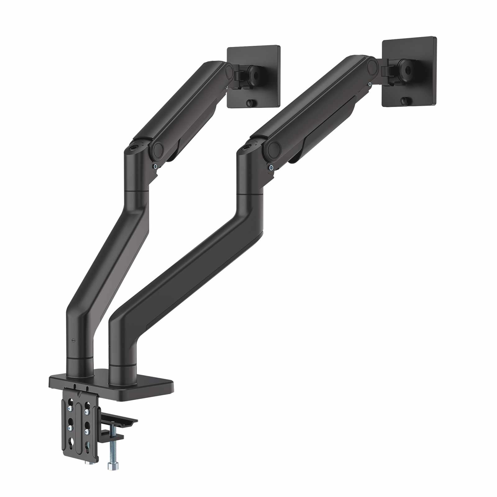 Soporte de aluminio con sistema de pistón para 2 monitores de 17" a 45" Image 4