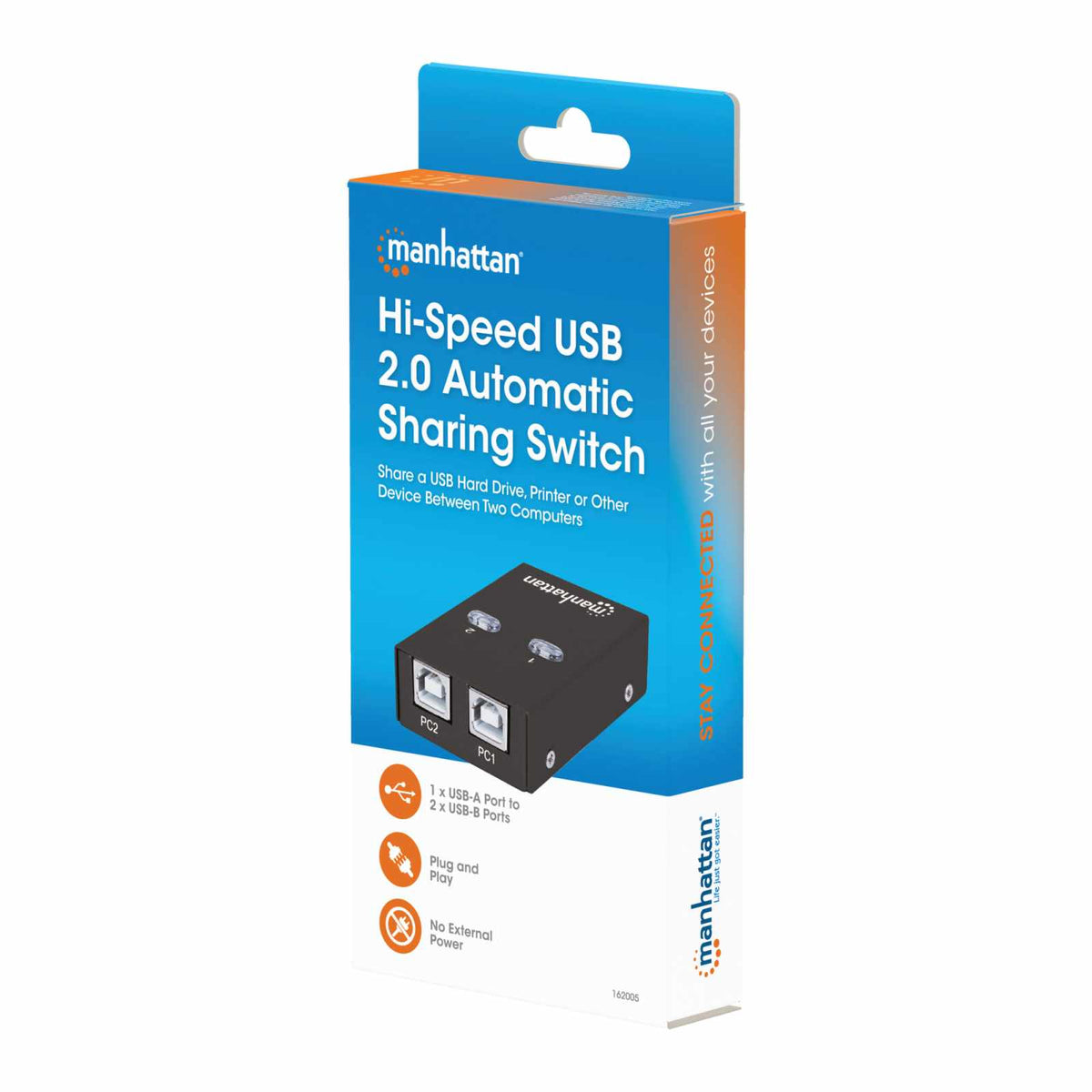 Switch Automático para compartir dispositivos USB de Alta Velocidad 2.0 Packaging Image 2