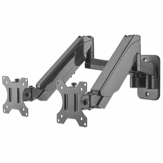 Soporte de pared universal para dos monitores con resorte de gas Image 1