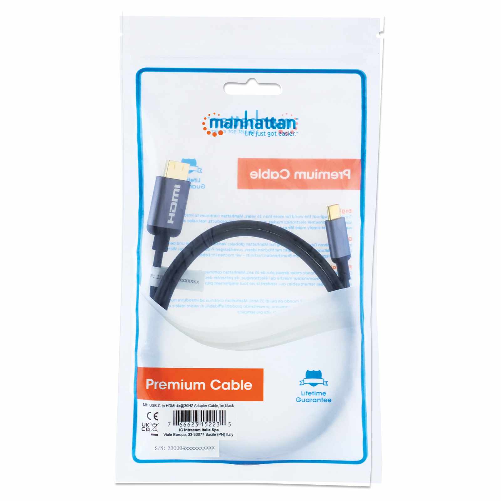 Cable adaptador de USB-C a HDMI Packaging Image 2