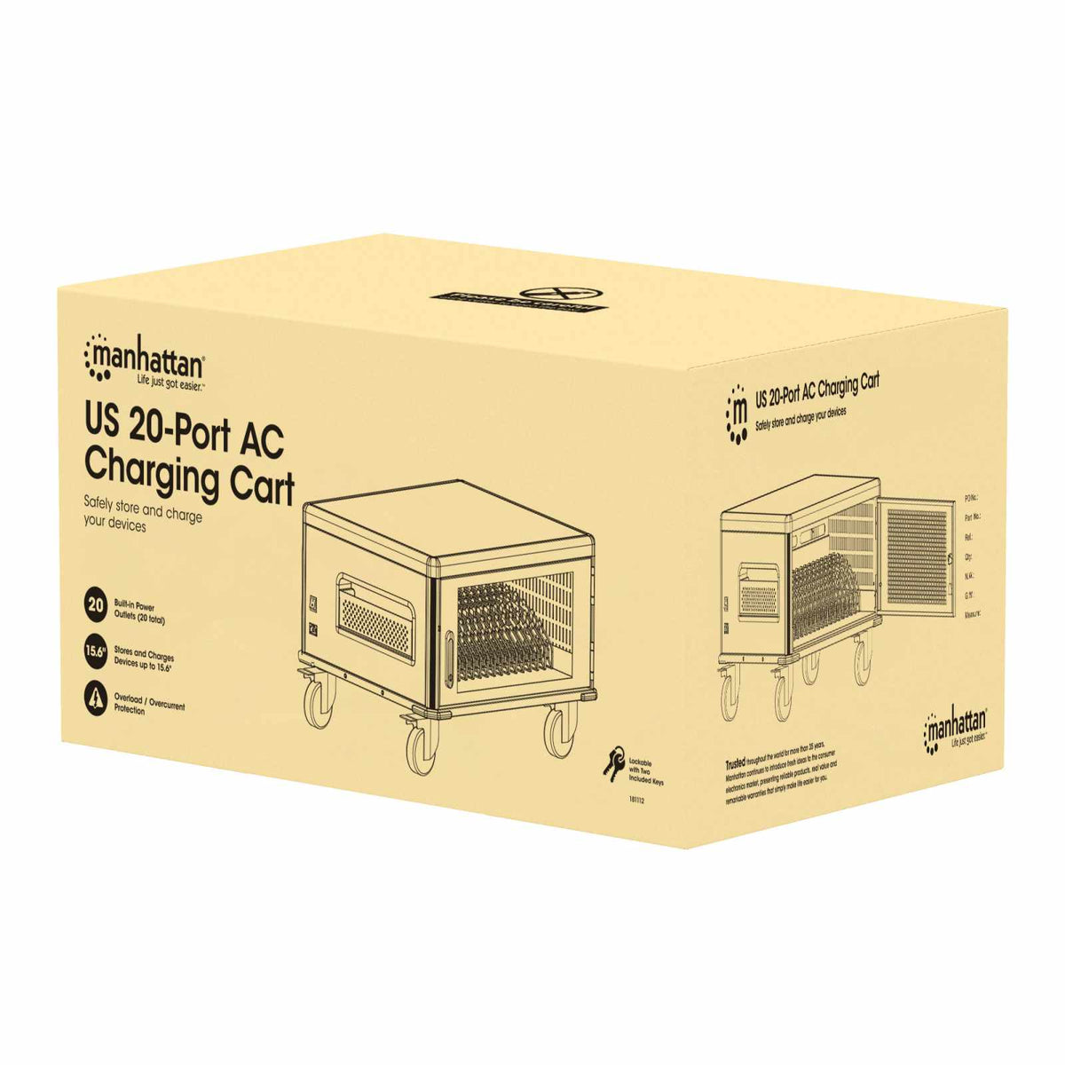 Gabinete de carga con 20 contactos de CA (16") Packaging Image 2