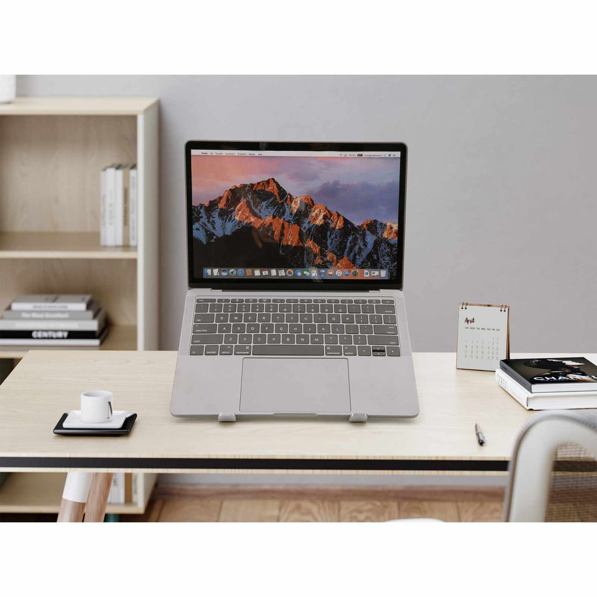 Soporte de aluminio para laptop o tablet con elevación ajustable, ECO Image 8