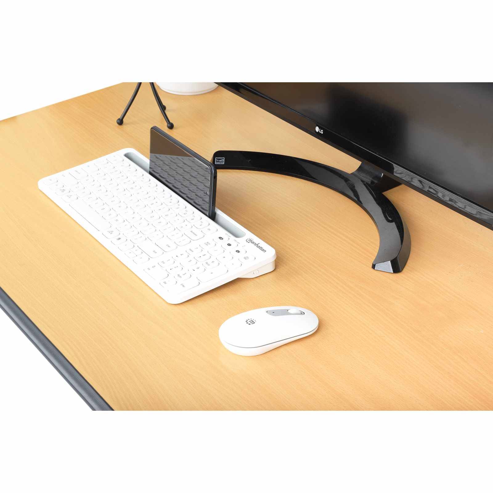 Kit de teclado y mouse inalámbricos con conexión dual USB y Bluetooth Image 3