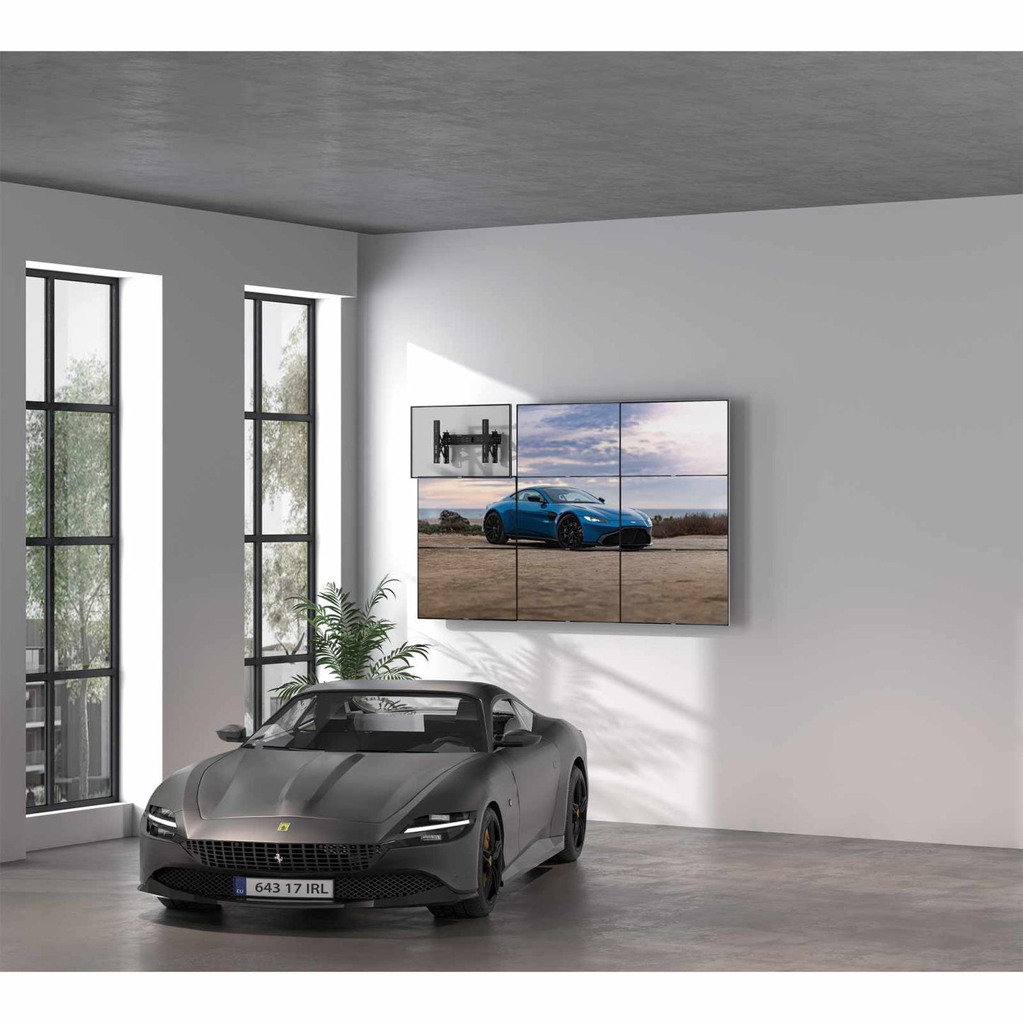 Soporte para Videowall de 37" a 70" con sistema Pop-Out Image 10