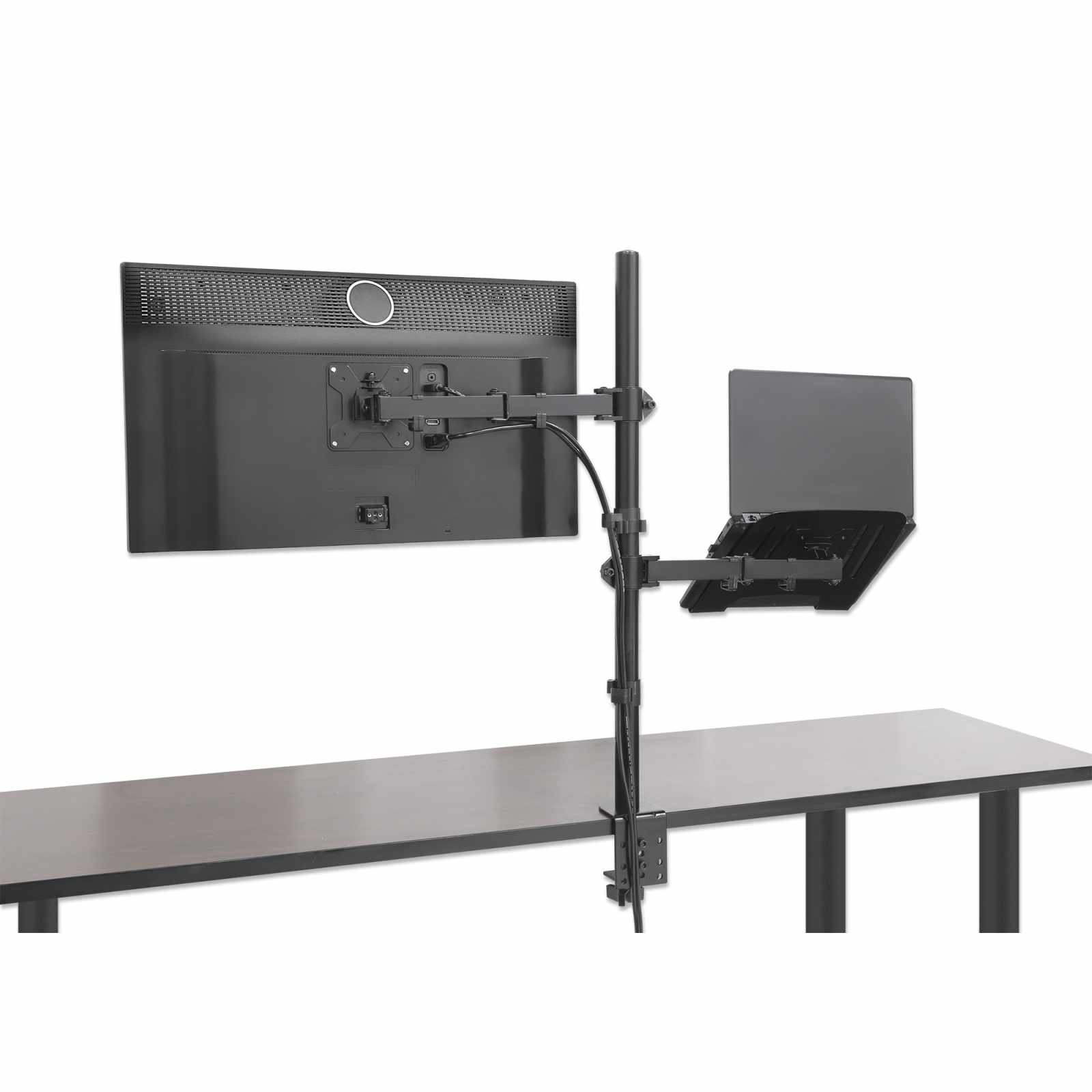 Soporte combinado de escritorio para laptop y monitor de 13" a 32" Image 8