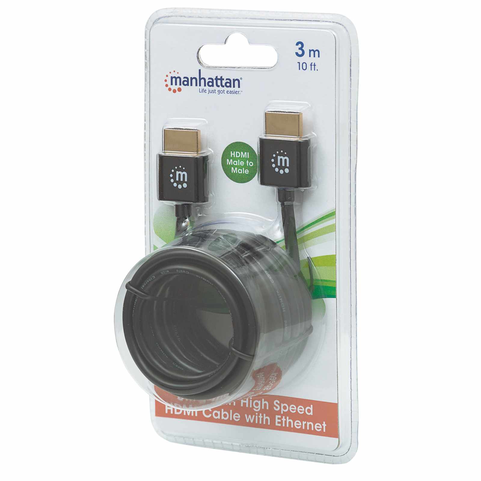 Cable HDMI super delgado de alta velocidad con Ethernet Packaging Image 2