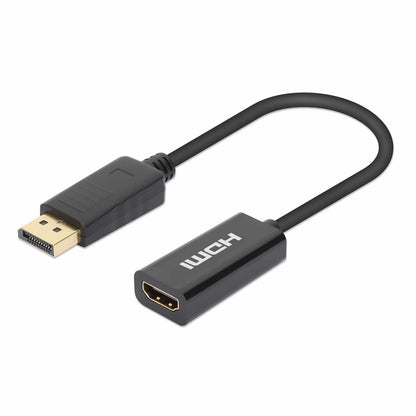 Adaptador activo DisplayPort macho a HDMI hembra, 4K a 60 Hz Image 1