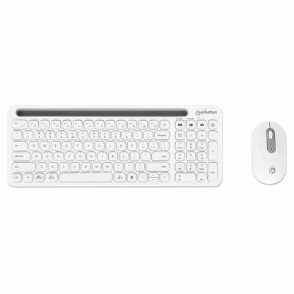 Kit de teclado y mouse inalámbricos con conexión dual USB y Bluetooth Image 8