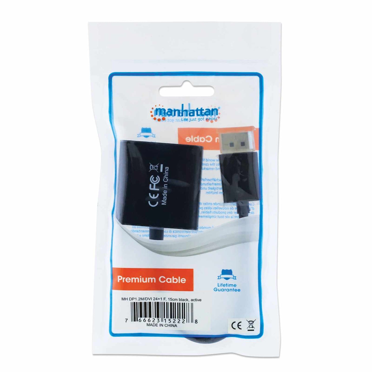 Adaptador DisplayPort 1.2a a DVI-D Packaging Image 2