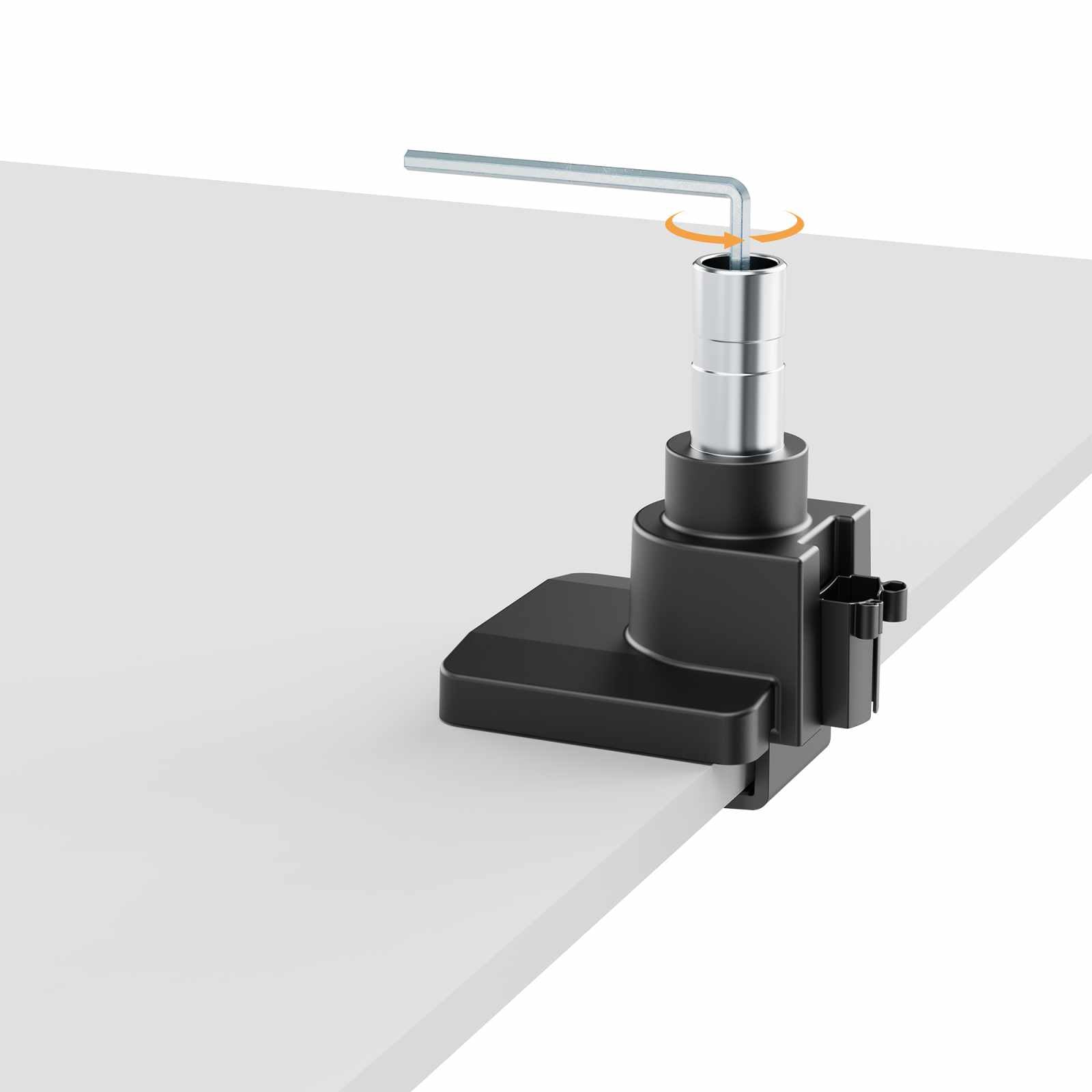 Soporte de aluminio con pistón de gas y puertos USB para un monitor de 17" a 57" Image 8
