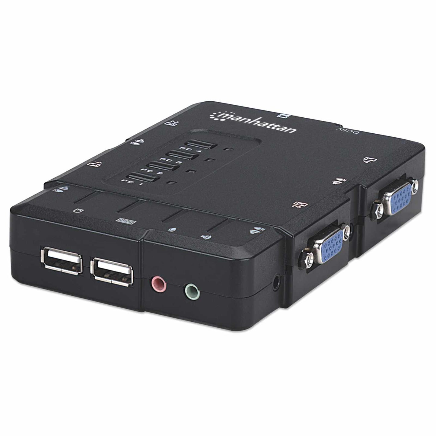 Switch KVM Compacto de 4 Puertos Image 1