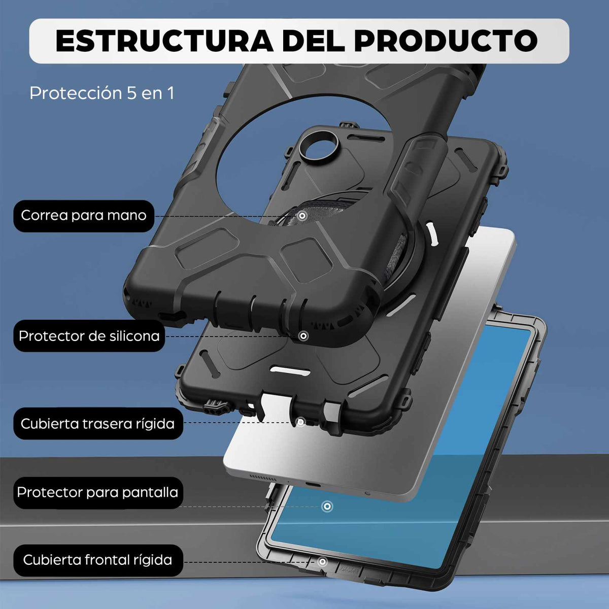 Funda rígida de uso rudo para Samsung Galaxy Tab® A11 (8.7") Image 8