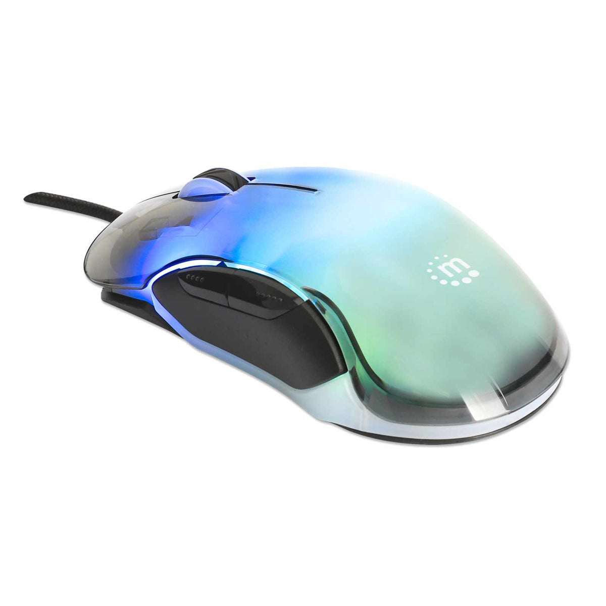 Mouse USB óptico con cable LED RGB Image 4